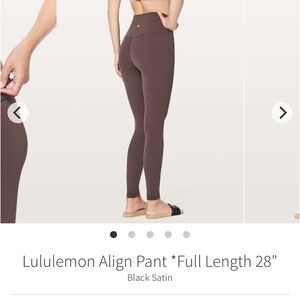 Lululemon align leggings